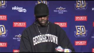 Randy Moss Postgame Conference 2010 Week 8 Vikings at Patriots