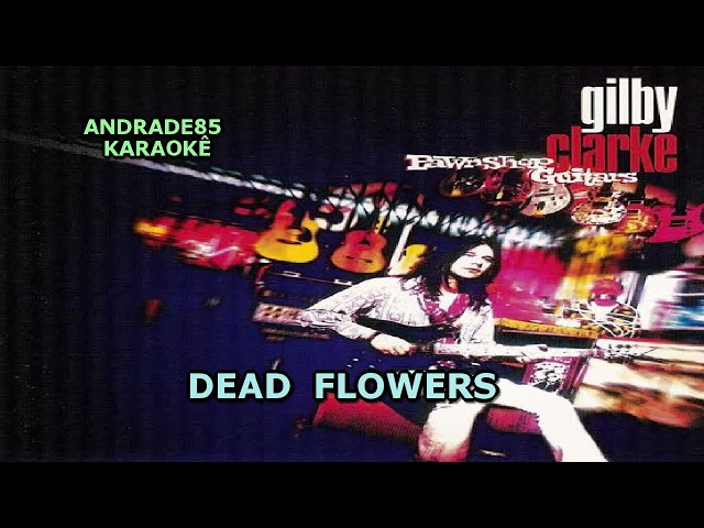 GILBY CLARK FEAT AXL ROSE - DEAD FLOWERS KARAOKÊ class=