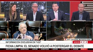 Ficha Limpia en el Senado: el picante cruce de Lospennato y el jefe de bloque de LLA en la Cámara alta