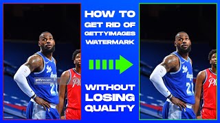 Getty Images Tutorial - How to Get Rid of the Watermark Without Losing Quality (Photoshop)