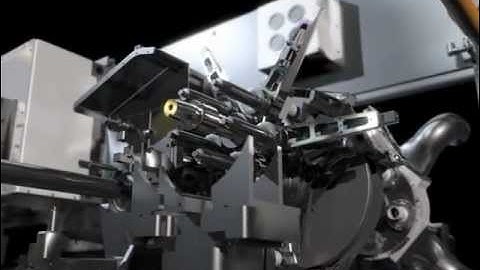 CGI Machine component  dismantle produced in 3D