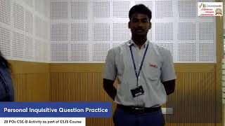 28 POs CSE-B Practice of PIQs as part of ESJS Couse (CH-1) (03/08/26)