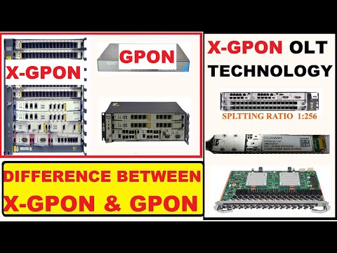 what is the difference between  XGPON AND GPON