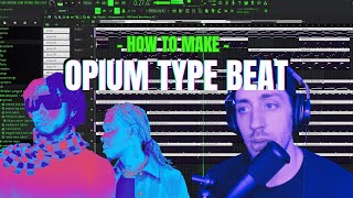 Making An OPIUM Type Beat for KEN CARSON & More..