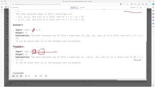 #LeetCode 3010 | Divide an Array Into Subarrays With Minimum Cost I #Java