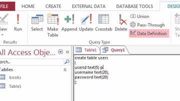 SQL Create Table with Primary Key