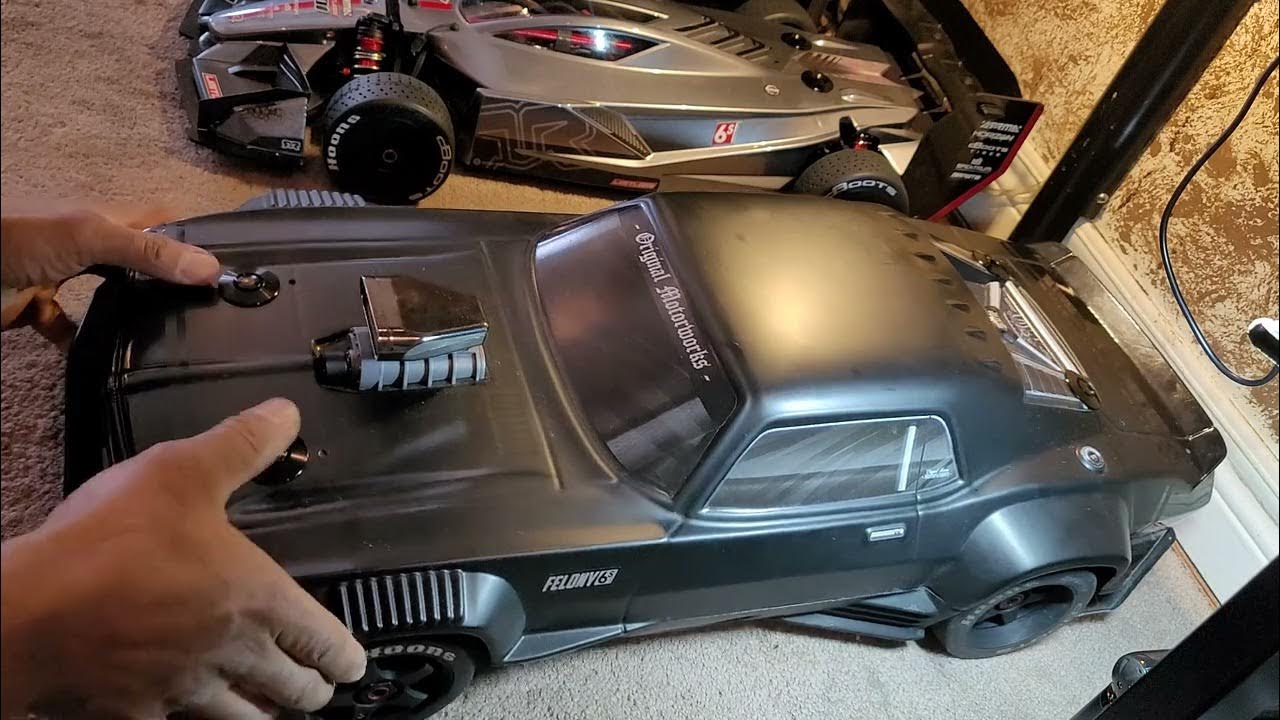 Arrma Felony body post modification - YouTube