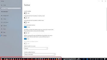 How to Enable Small Taskbar Buttons in Windows 10