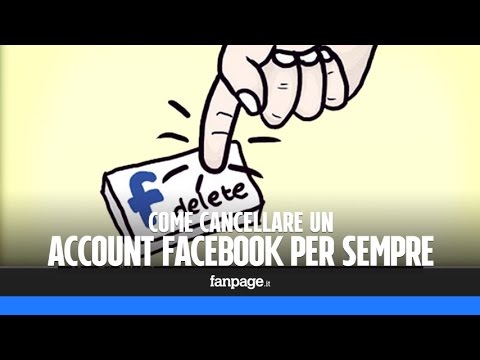 Come cancellare un profilo Facebook per sempre