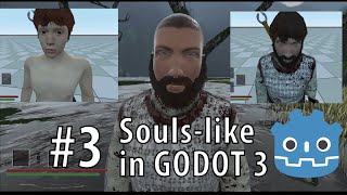 Souls-like in GODOT 3.2 - #3 Pickable, UI, Inventory, Character and level design