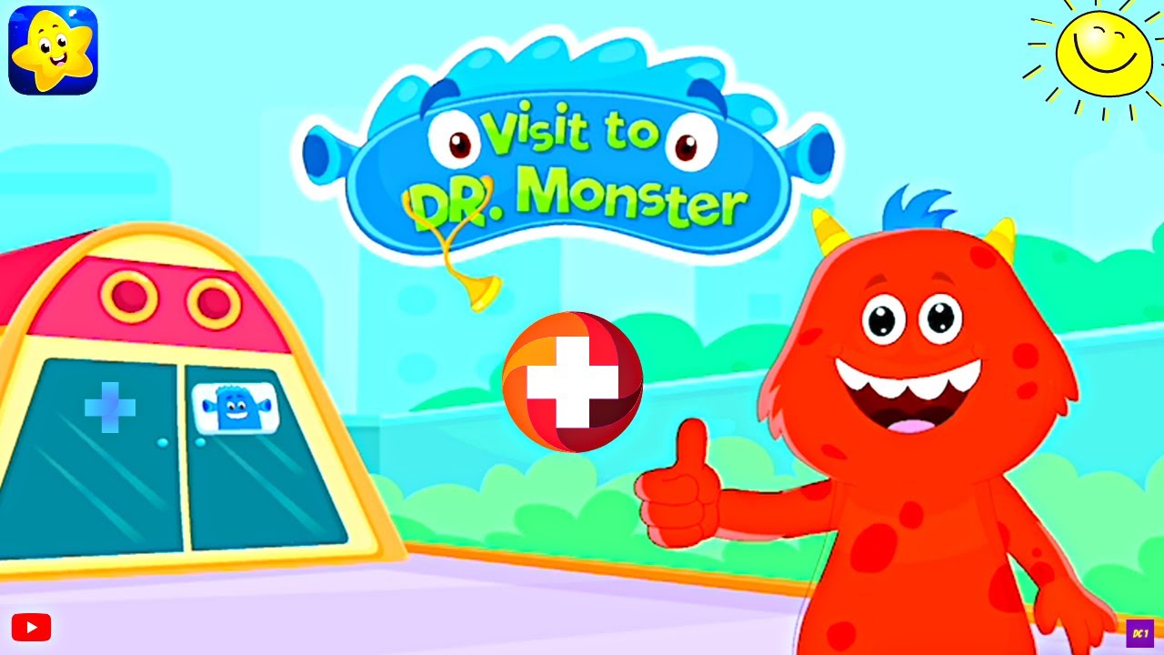 Visit to Dr. Monster KidloLand Kids & Toddler Games Health Check