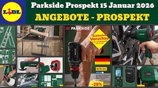 Volantino Lidl Parkside Germania 15 Gennaio 2026 Offerte Parkside Performance