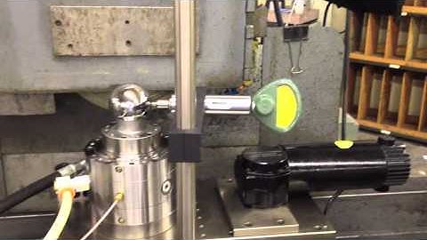 Testing a hydrostatic spindle with a 1 microinch Mikrokator