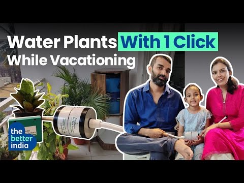 Couple Quit IT Jobs To Build An Automatic Device That Waters Plants | The Better India