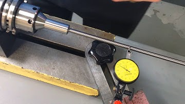 CAT40 1/4 VX Collet Chuck Runout Test at 16X Diameter 4" Out