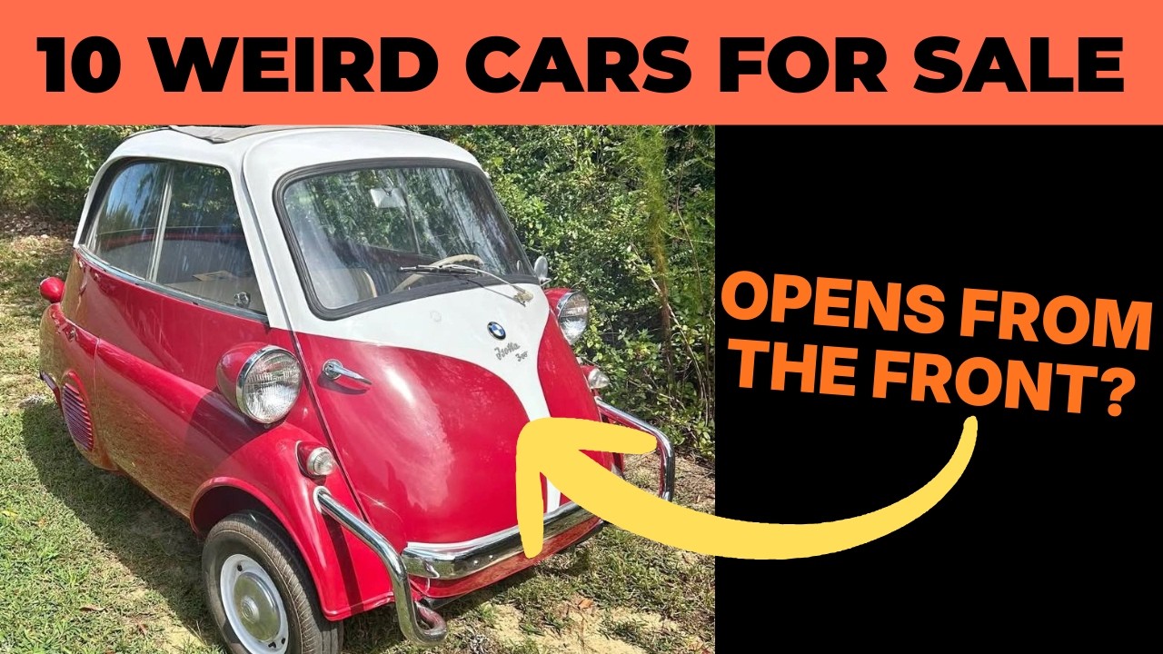 10 странных, необычных, нестандартных или уникальных автомобилей, выставленных на продажу на разл...