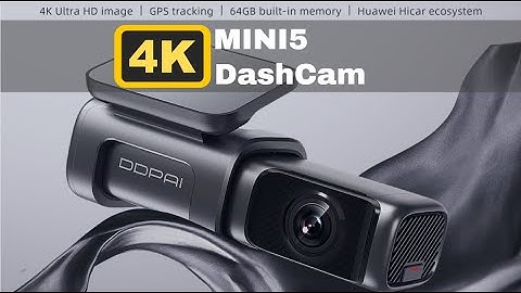 DDPAI MINI5 | 4K Dash Cam with GPS Tracking