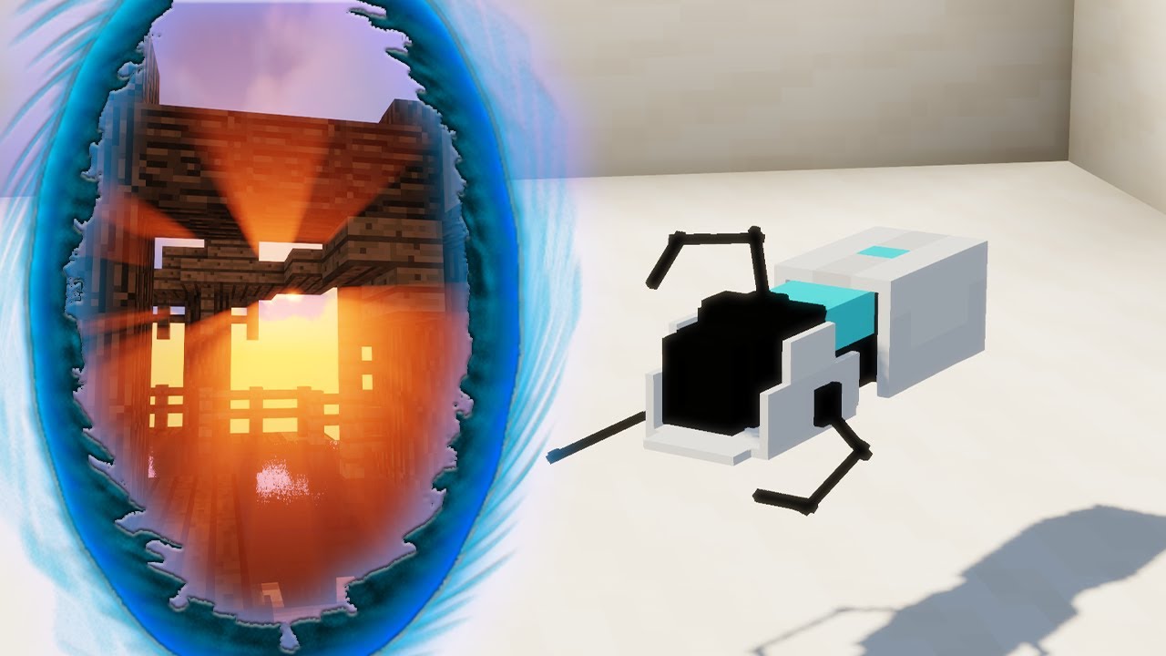 The Non Euclidean Minecraft Portal Gun Mod Minecraft Summary マイクラ動画
