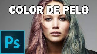 Cómo cambiar el color del pelo con Photoshop - Tutorial Photoshop en Español screenshot 1