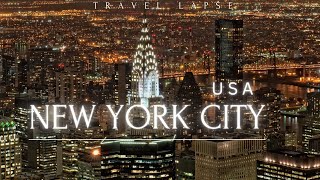 Beautiful New York City Night View, USA | by drone | screenshot 5