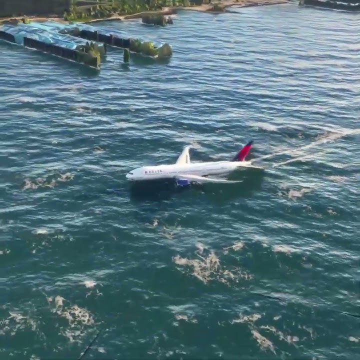 SCARIEST AIRPORT! Most Riskiest Landing of B777 DELTA AIRLINES