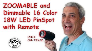 18W Zoomable, Adjustable, Dimmable, and Affordable RGBW LED Pin Spot review – OHiHi OH-TJXSD