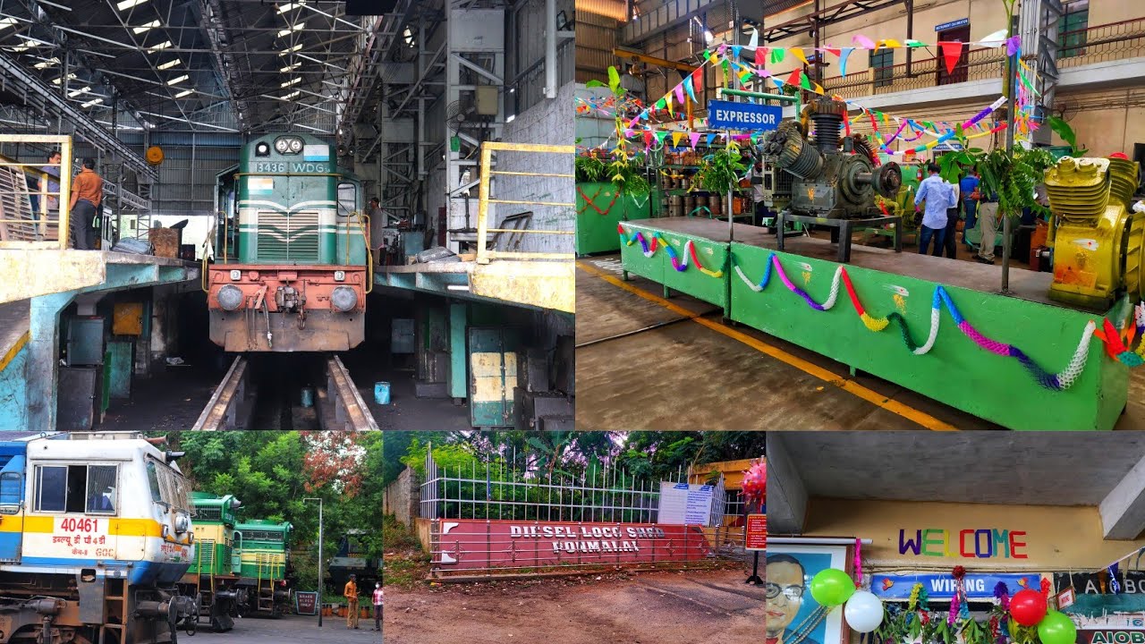 AAYUDHA POOJAI CELEBRATION || DIESEL LOCO SHED || GOLDEN ROCK