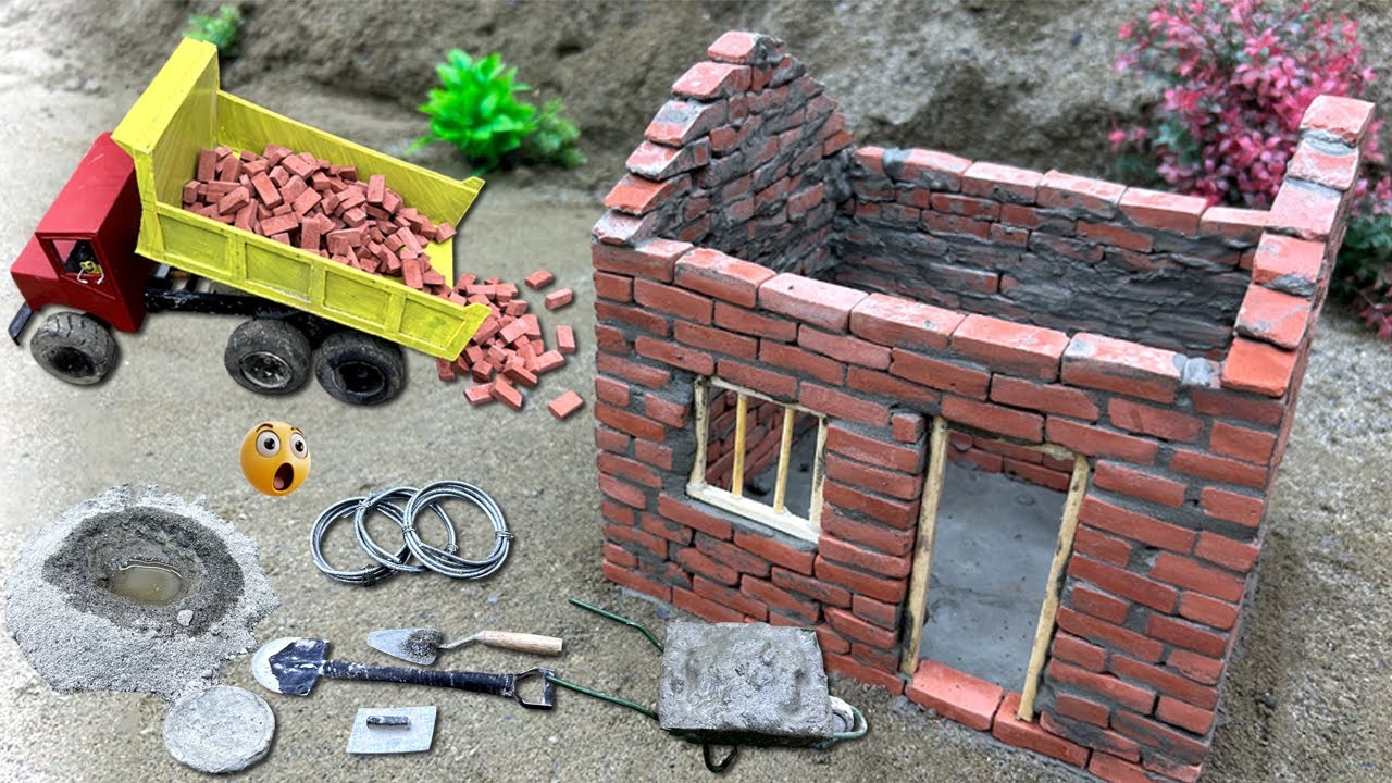 top most creative diy mini truck making mini concrete bricks house science project @pyarocreator