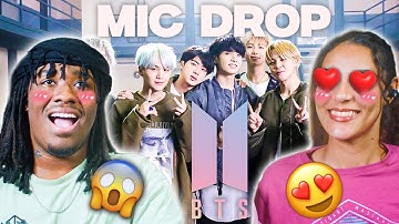 K-POP BEGINNERS REACT TO FIRST KPOP BTS : MIC DROP M/V / Behind The Scenes | REACTION #bts #btsarmy