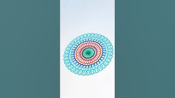 MesMeriZing Spirograph#spirograph #satisfying #art #artandcraft  #skills #shorts #asmr  #relaxing