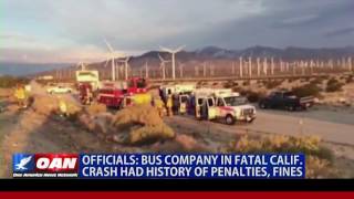 Palm Springs Crash Bus Linked to 2007 Fatal Incident