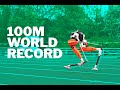 Cassie sets world record for 100m run