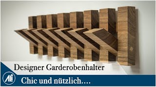 STYLISCHER GARDEROBENHALTER zum selber bauen.