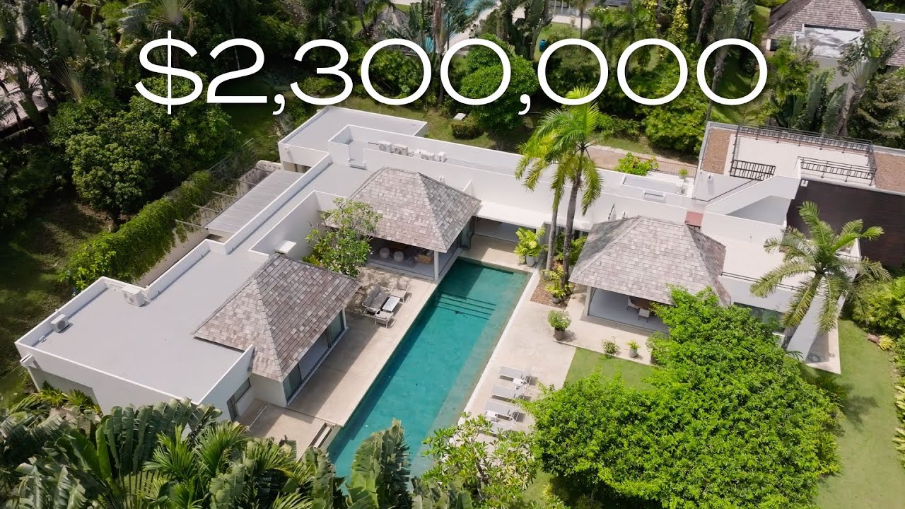 Touring a $2,300,000 Luxurious villa surrounded by Nature in Thailand