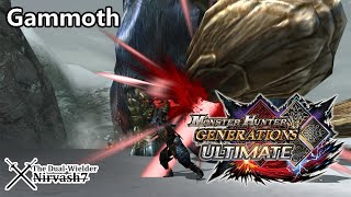 Dual Blades Adept vs Gammoth - Village 5★ Key Quest - Monster Hunter Generations Ultimate