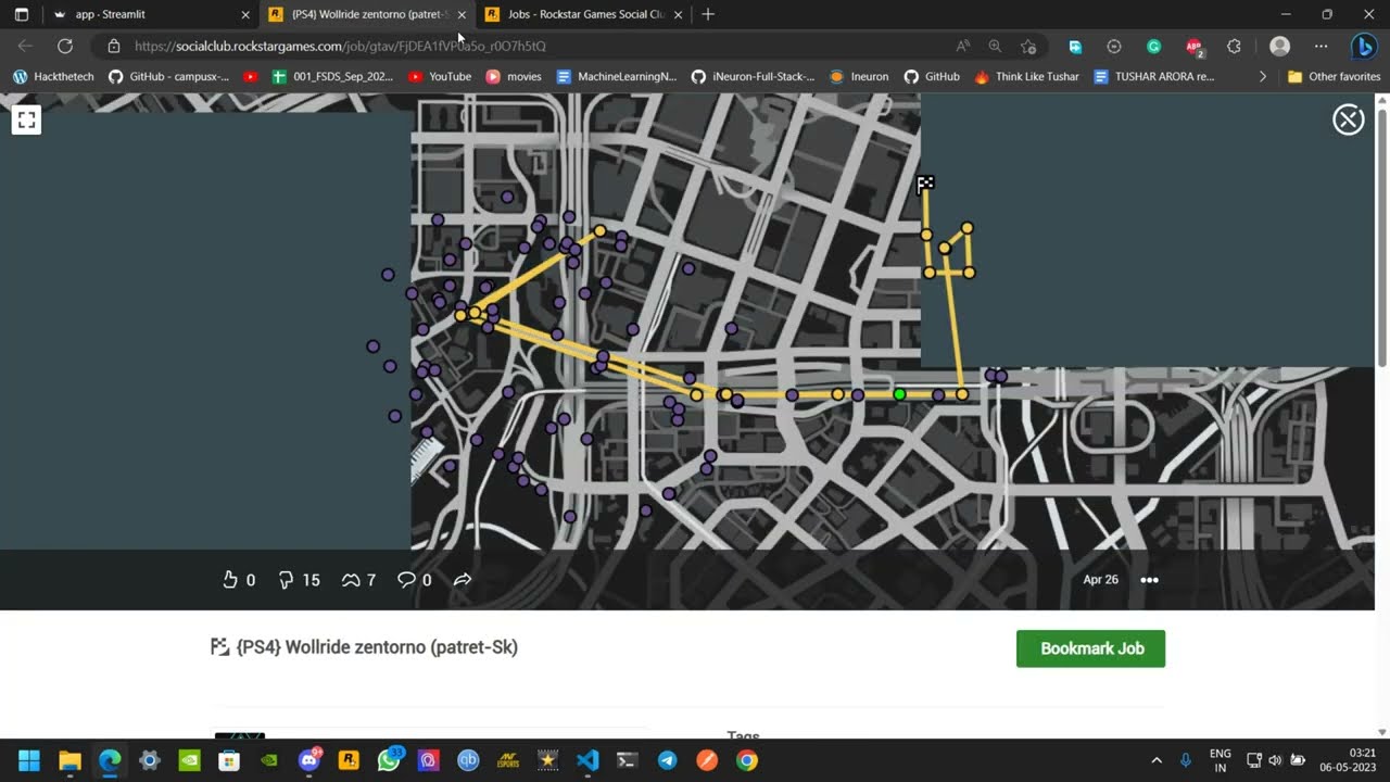 Recommendation System of Rockstar GTA 5 Shunt Race or Jobs | 