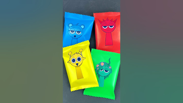 Paper DIY INCREDIBOX sprunki candy opening blind boxes #sprunki  #diy  #incredibox  #asmr