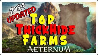 Where to farm thick hide FAST in New World Aeternum 2025