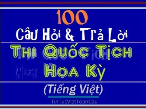 Video Bài Thi Quốc Tịch Hoa Kỳ | Bài Thi Quốc Tịch Mỹ |... - youtube