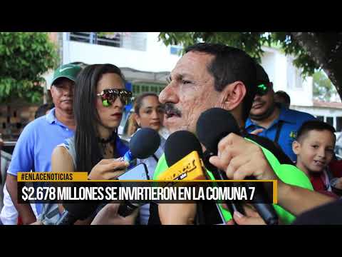 2.678 millones de pesos fueron invertidos en la comuna 7 de la ciudad