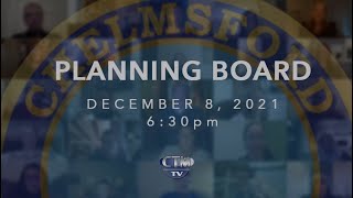 Planning Board: December 8, 2021