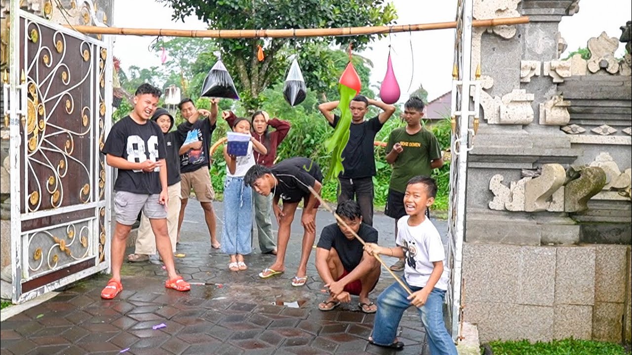 RENDI, YOGA DAN TB DI KERJ4IN PAKE BALON ISI AIR D4R4H