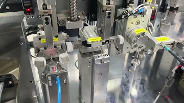 High-Precision Crown Spring Terminal Automatic Assembly Machine#automatedsolutions #automation 