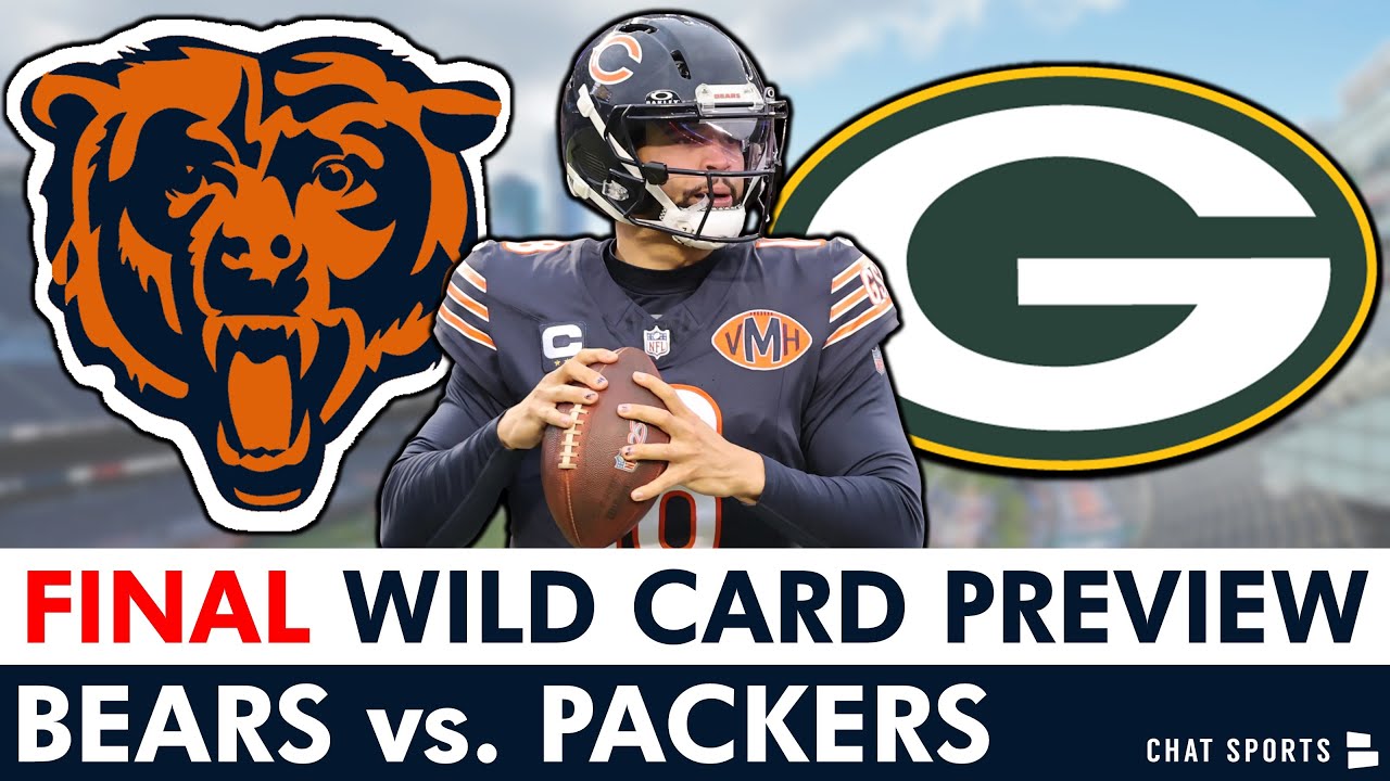 FINAL Chicago Bears Vs Green Bay Packers NFC Wild Card Preview 