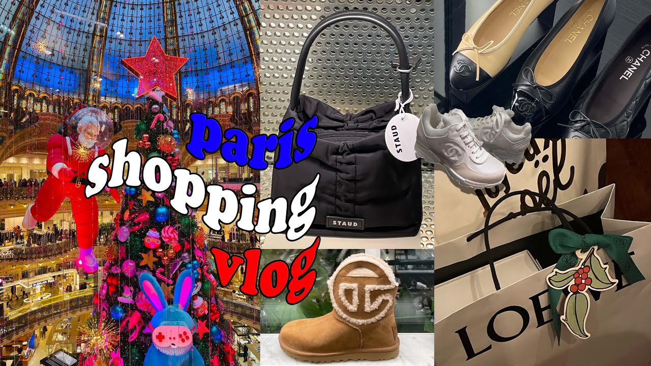 파리쇼핑 🇫🇷 파리백화점 쇼핑리스트 | 샤넬슈즈 & 로에베신발 샀어요 | 막스마라 | ganni unboxing
