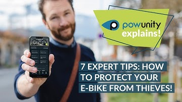 7 Expert tips: How to protect your e-bike from thieves!