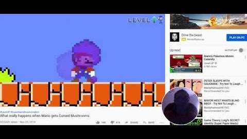 What really happens when Mario gets Cursed Mushrooms reaction video