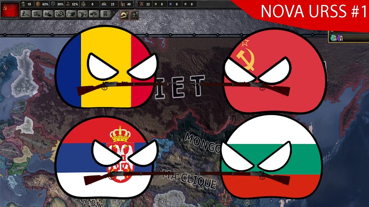 CRIAÇÃO DA UNIÃO SOVIÉTICA!!! - Transformando o Mundo em Comunista,HOI4 #1 (HOI4 PT BR