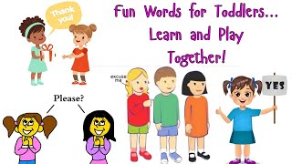 Toddler Talk: Fun Daily Words for Little Learners! | @KidsLearnnPlaykj4ih | #kidslearning