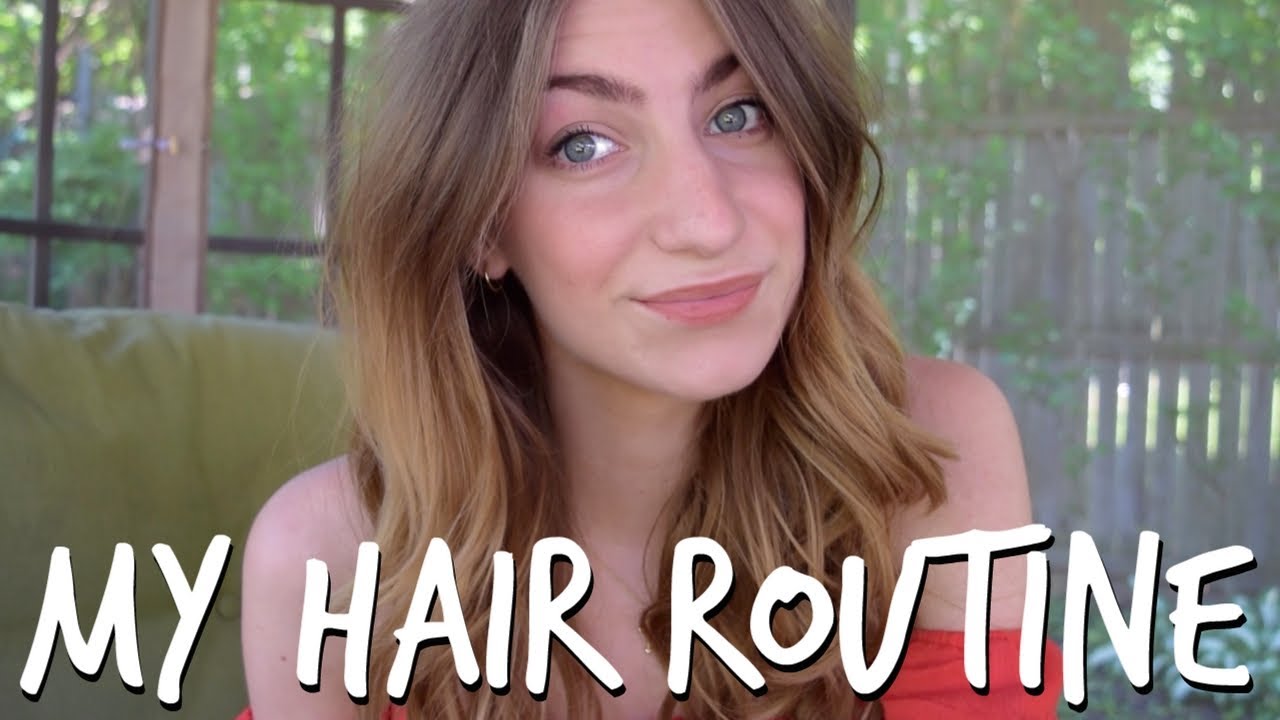 My Hair Routine For Oily Roots + Dry Ends YouTube